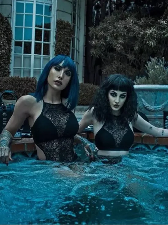 Killstar | Occultus Swim Top - Picture 3 of 6